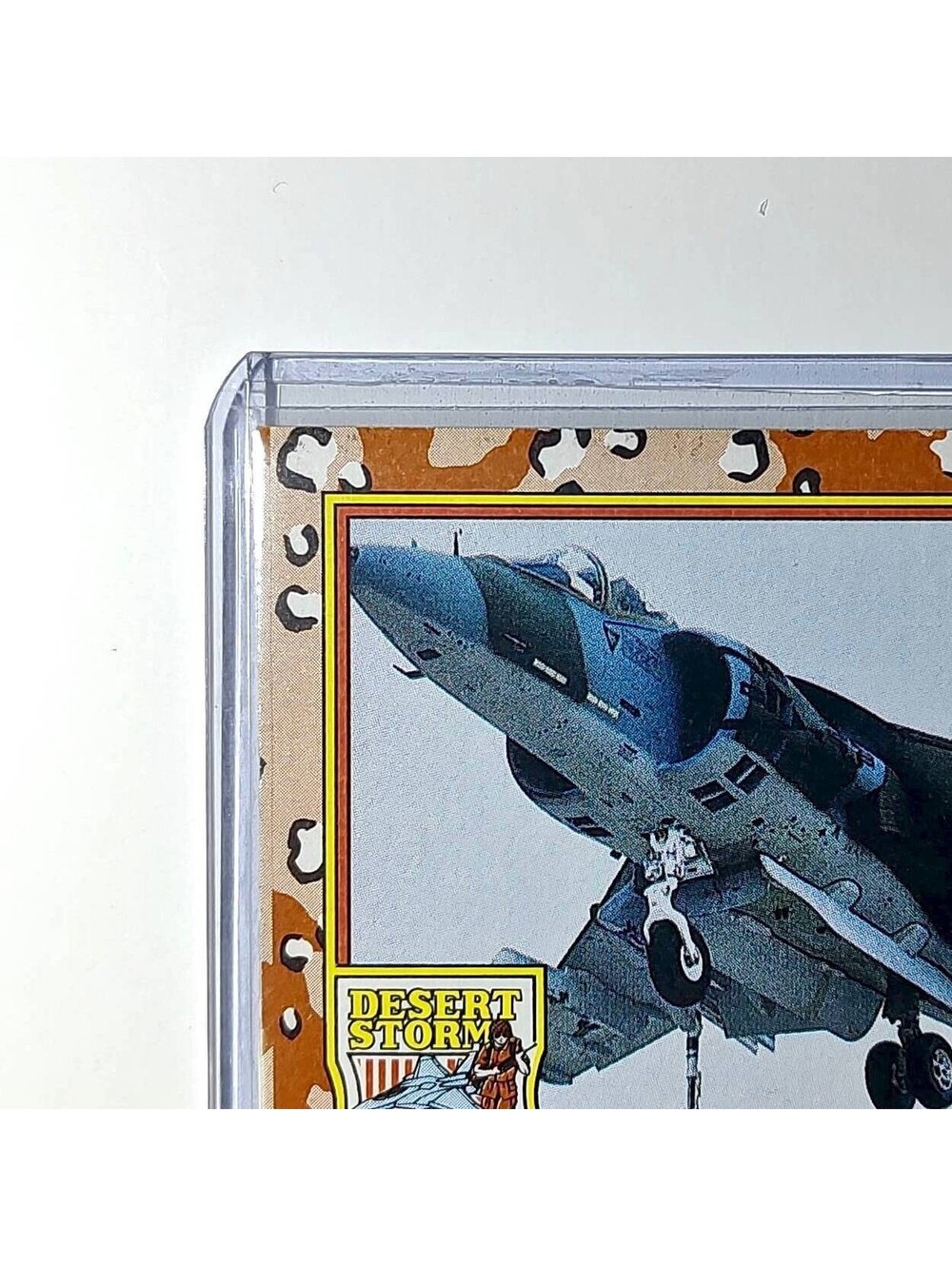 The Amazing AV-8B Harrier 1991 Topps Desert Storm #32 Card - Picture 3 of 10